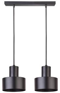 Lustr na lanku RIF 2xE27/60W/230V černá