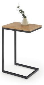 HALMAR Konferenční stolek Nico 40x30x60cm - černý/dub zlatý