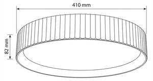 Brilagi - LED Stmívatelné stropní svítidlo LUCIA LED/48W/230V pr. 41 cm hnědá+DO