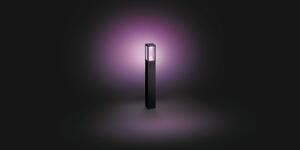 PHILIPS HUE Venkovní LED chytrá lampa IMPRESS s funkcí RGB, 2x8W, teplá bílá-studená bílá, černá, IP44 1743230P7