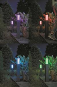 PHILIPS HUE Venkovní LED chytrá lampa IMPRESS s funkcí RGB, 2x8W, teplá bílá-studená bílá, černá, IP44 1743230P7