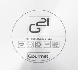 G21 Hrnec Gourmet Magic s cedníkem 28 cm s poklicí nerez G21-002N