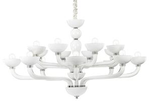 IDEAL LUX Závěsné svítidlo CASANOVA, bílé 94120