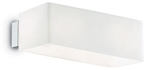 IDEAL LUX Nástěnné svítidlo BOX AP2, bílé 9537