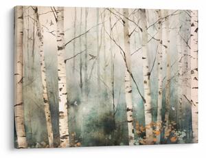 Obraz - Kresba lesního vzoru (70x50 cm)