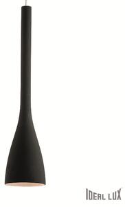 IDEAL LUX Závěsný lustr na lanku ve skandinávském stylu FLUT, černý 35680