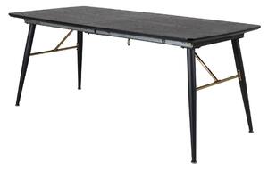 Jídelní stůl Gold, černý, 85x180