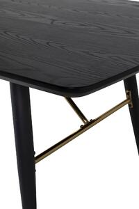 Jídelní stůl Gold, černý, 85x180