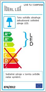 IDEAL LUX LED venkovní přenosné svítidlo s RGB funkcí LIVE CAMPANA 138893