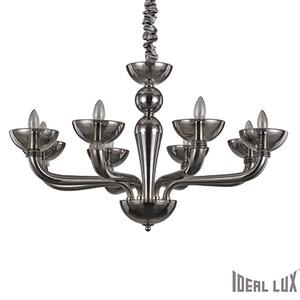 IDEAL LUX Závěsné osmiramenné svítidlo CASANOVA, šedé 95615