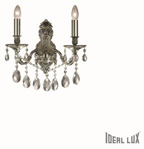 IDEAL LUX Nástěnné svítidlo GIOCONDA stříbrné 44910