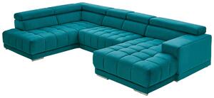 SEDACÍ SOUPRAVA, textil, petrolej Beldomo Speed - Sedací soupravy