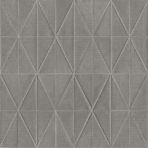 Geometrická vliesová tapeta na zeď šedá, origami 148710, Blush, Esta Home