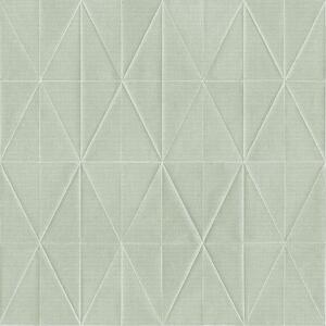 Geometrická vliesová tapeta na zeď zelená, origami 148713, Blush, Esta Home
