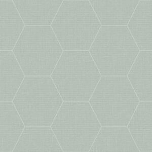 Geometrická vliesová tapeta s hexagony 148750, Blush, Esta Home