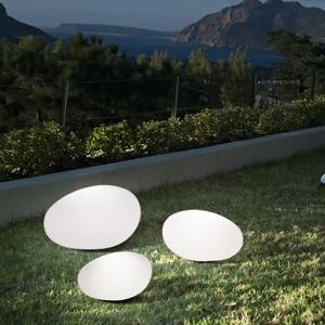 IDEAL LUX Venkovní designové osvětlení SASSO, bílé, 33cm 161761
