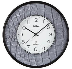 Designové nástěnné hodiny AT4540-7 Atlanta řízené signálem DCF 34cm