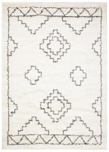Makro Abra Kusový koberec Shaggy DELHI 3999A krémový šedý Rozměr: 120x170 cm