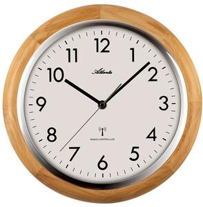 Designové nástěnné hodiny AT4536-30 Atlanta řízené signálem DCF 30cm