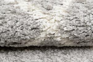 Makro Abra Kusový koberec Shaggy DELHI 2655A šedý Rozměr: 120x170 cm