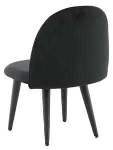 Dětská židle Velvet, 2ks, černá, S40xD42xV61