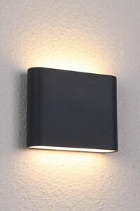 NOWODVORSKI Venkovní nástěnné LED osvětlení SEMI LED, černé 6775