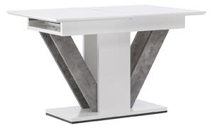Jídelní stůl Disa, bílý, 76x120x80