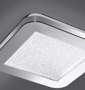 CLX LED panel do koupelny NAPOLEONE, 17X17cm, teplá bílá, satinový 10-66817