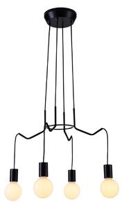 CLX Závěsný designový lustr BENEDETTO,černý 34-71019