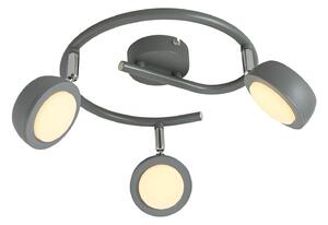 CLX LED stropní bodové svítidlo GIANLUCA, šedé 98-66558