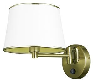 CLX Nástěnná lampa FULVIO, patina 21-01279