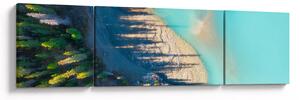 Obraz - Pohled na jezero (170x50 cm)