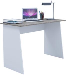 Pracovní stůl Masola Maxi, bílý a sonoma dub