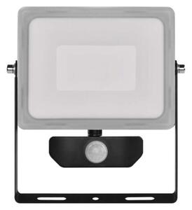 EMOS Venkovní LED nástěnný reflektor s čidlem ILIO, 30W, neutrální bílá, černý, IP44 ZS2930