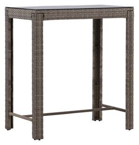 Barový stůl Alo, šedý, 100x60x110