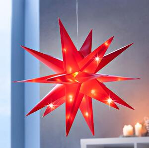 Weltbild LED Venkovní hvězda Vánoce, červená