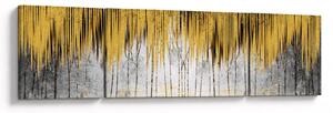 Obraz - Zlaté čáry (170x50 cm)