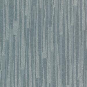 Modrá vliesová tapeta s pruhy 32110, Textilia, Limonta