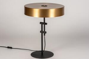 Stolní designová lampa La Viante Black and Gold (LMD)
