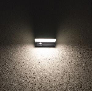 McLED Venkovní LED nástěnné osvětlení na baterie LUMOS, 9W, 4000K, IP65, černé ML-513.039.19.0