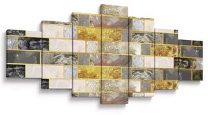 Obraz - Dekor s texturami (210x100 cm)