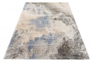 Makro Abra Kusový koberec Shaggy VERSAY Q296A Tmavě šedý Modrý Rozměr: 200x300 cm