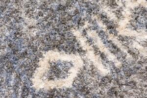 Makro Abra Kusový koberec Shaggy VERSAY Q264A Tmavě šedý Rozměr: 80x150 cm