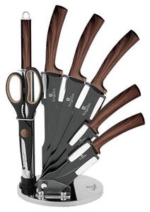 Berlingerhaus Sada nožů s nepřilnavým povrchem Forest Line Ebony Rosewood 8 ks