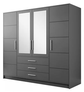 Šatní skříň Lily D4, Barva: dub sonoma, Nástavec: Ano 5903211157219