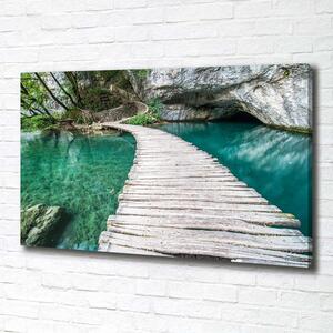 Foto obraz na plátně do obýváku Plitvická jezera pl-oc-100x70-f-44743153