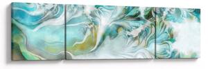 Obraz - Malba abstraktních vzorů (170x50 cm)