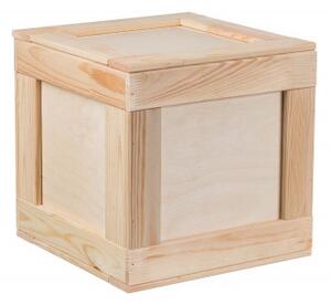 ČistéDřevo Dřevěný box 30 x 30 cm