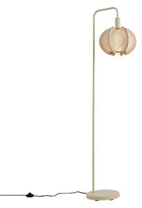 Japandi stojací lampa béžová se stínidlem - Gertie