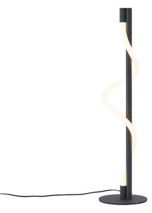 Moderní stolní lampa černá vč. LED s 3-stupňovým stmíváním - Twirl